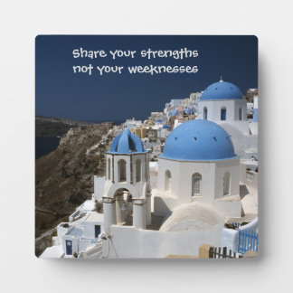 Placa Expositora Palabras de sabiduría Tabletop Plaque con caballet