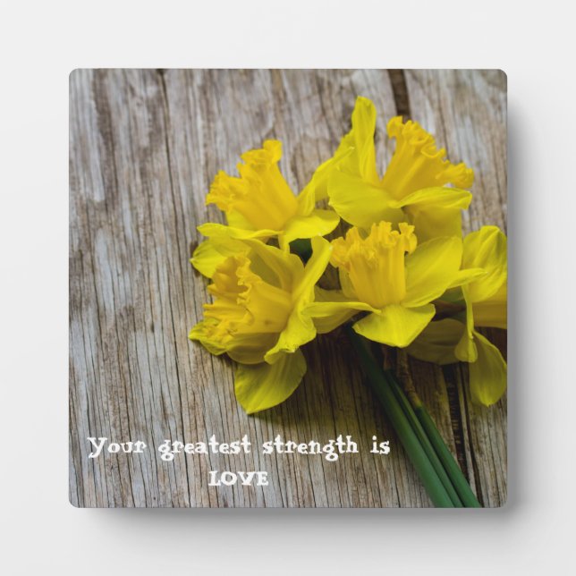 Placa Expositora Palabras de sabiduría Tabletop Plaque con caballet (Frente)