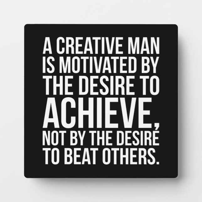 Placa Expositora Palabras inspiradoras - Deseo De Lograr (Frente)