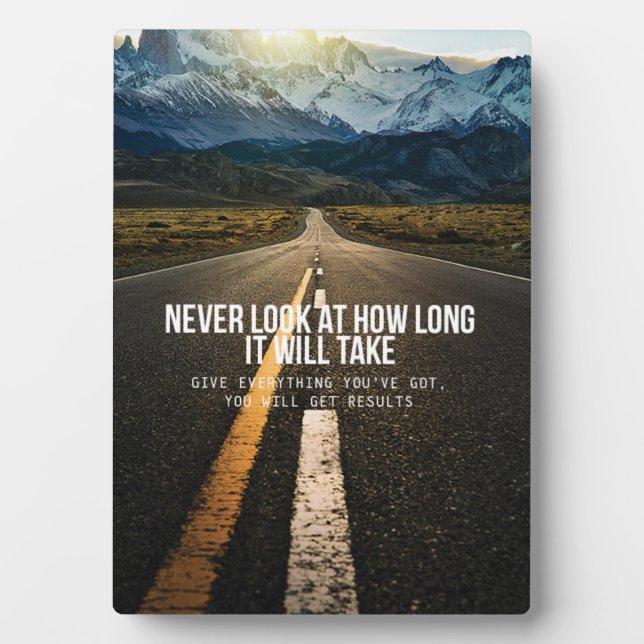 Placa Expositora Palabras motivacionales - Resultados (Frente)