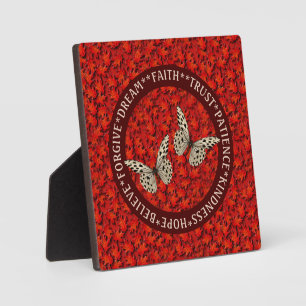 Placa Expositora Palabras motivadoras caen Inspiradoras