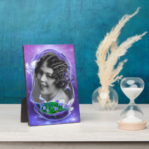 Placa Expositora Paleta de cuadros de arte de palomas blancas y vio