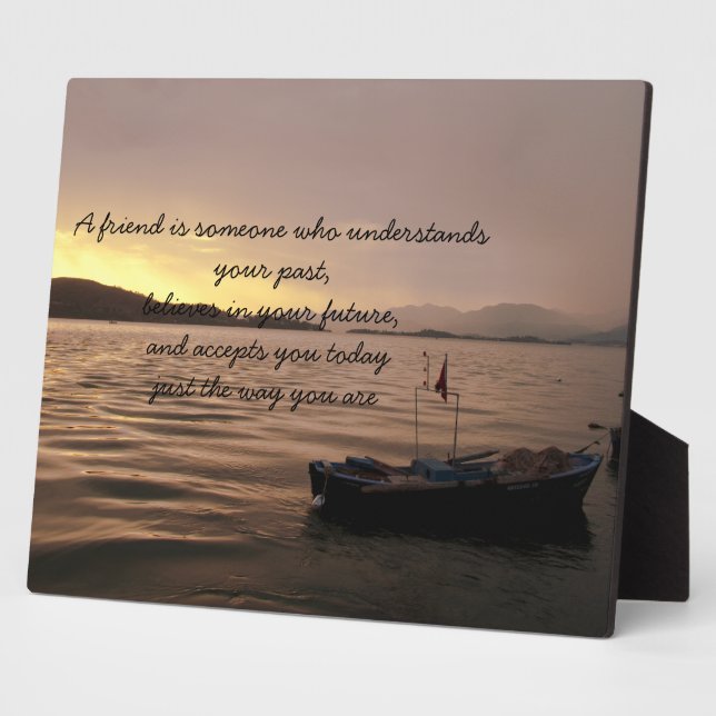 Placa Expositora Paleta del proverbio de amistad (Lado)