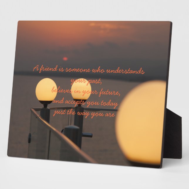 Placa Expositora Paleta del proverbio de amistad (Lado)