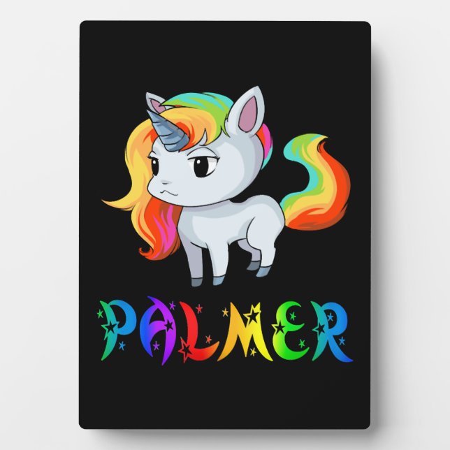 Placa Expositora Palmer Unicornio (Frente)