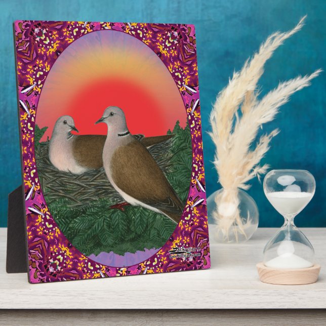 Placa Expositora Palomas enmarcadas (Lado)