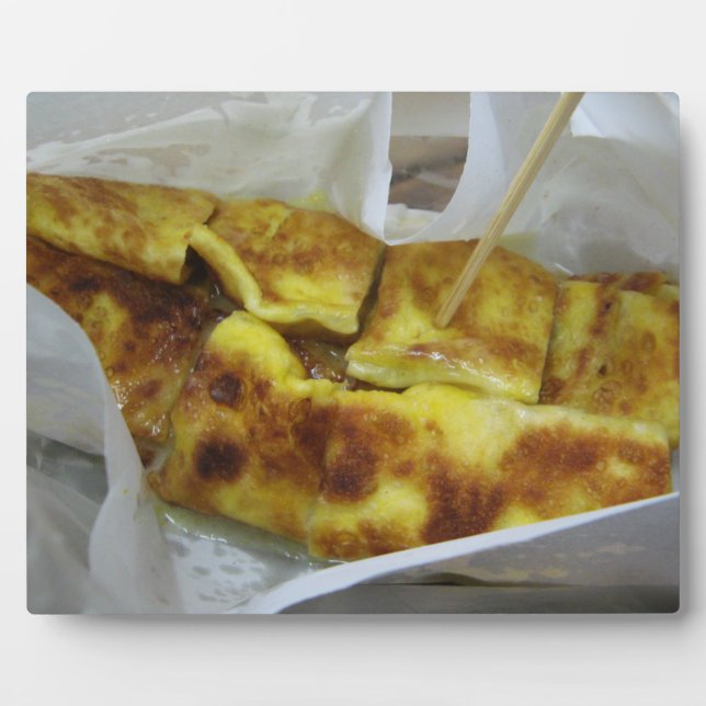 Placa Expositora Panqueque bananero [Roti Kluai Khai] (Frente)