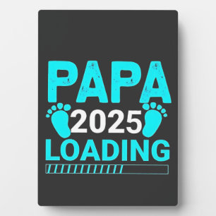 Placa Expositora Papa 2025 Cargando padre para ser