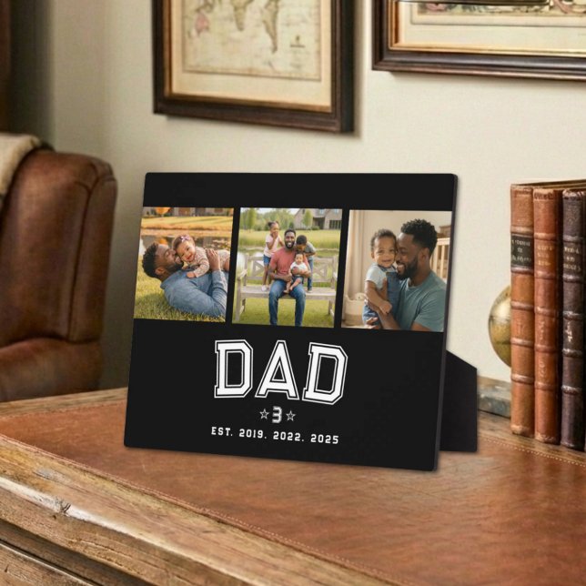 Placa Expositora Papá Establecido Clásico Negrita Blanco Negro 3 Fo (Subido por el creador)