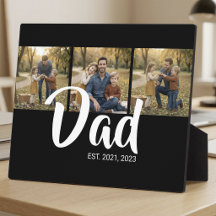 Papá Estableció Letra Elegante Negra 3 Foto