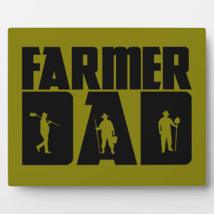 Placa Expositora Papá Granjero - Día del Padre Agricultor