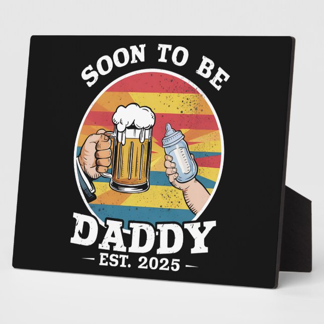 Placa Expositora Papá Pronto 2025 Primer Papi Retro 2025 (Lado)