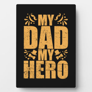 Placa Expositora Papá Regalos Mi papá mi héroe