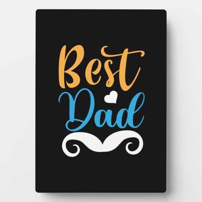 Placa Expositora Papi Gift Best Dad (Frente)