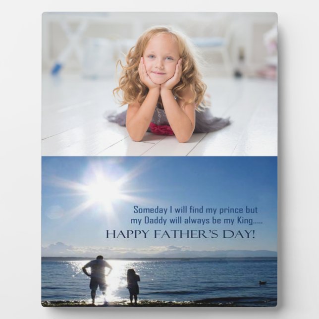 Placa Expositora "Papi, mi Forever King (Frente)