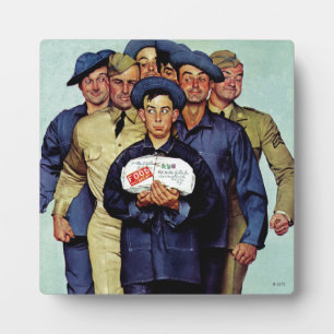 Placa Expositora Paquete de Willie Gillis desde casa