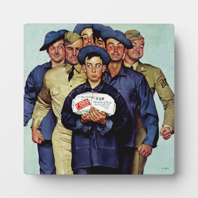 Placa Expositora Paquete de Willie Gillis desde casa (Frente)