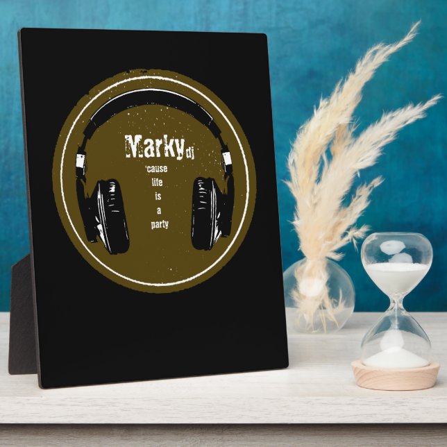 Placa Expositora para el dj (Lado)