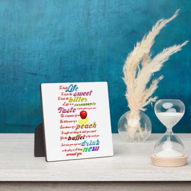 Placa Expositora Para probar la vida (in situ)