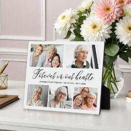 Placa Expositora Para Siempre En Nuestro Corazón Collage de fotos P