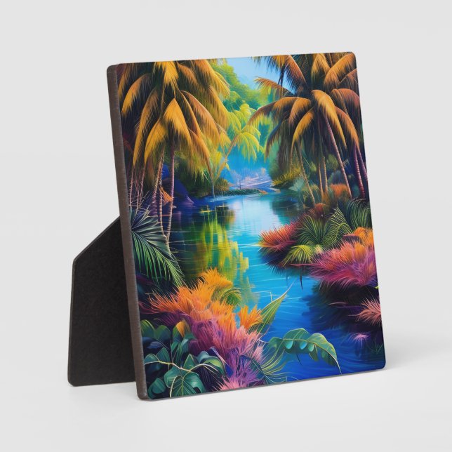 Placa Expositora Paraíso tropical II (Anverso)