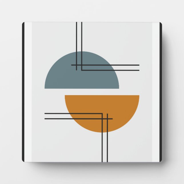 Placa Expositora Paredes de arte primitivo (Frente)