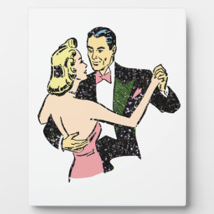Placa Expositora pareja de baile de cosecha