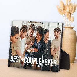 Placa Expositora Pareja moderna 3 Collage de fotos mejor pareja de 