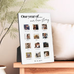 Placa Expositora Parejas Personalizadas Modernas Foto Historia De A<br><div class="desc">Parejas personalizadas modernas foto placa de la historia de amor</div>