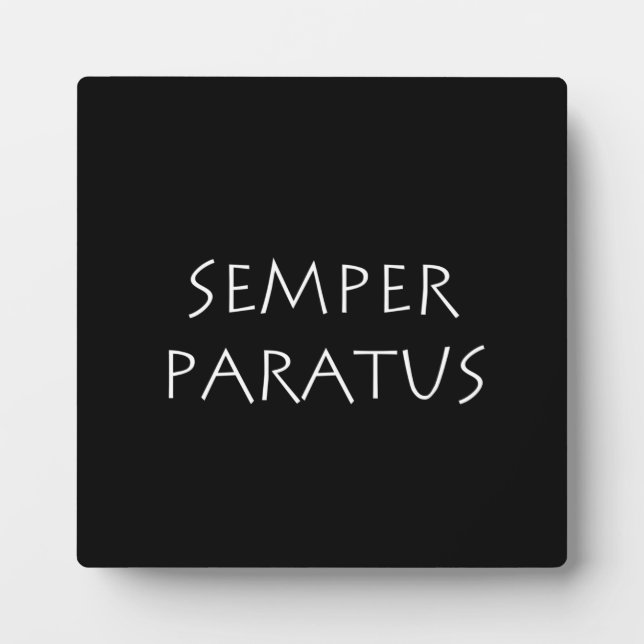 Placa Expositora Paro semper (Frente)