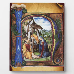 PLACA EXPOSITORA PARQUE DE NAVIDADES DE NATIVITY MONOGRAM