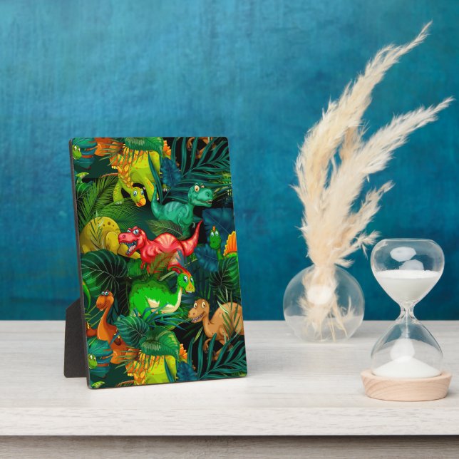 Placa Expositora Parque Dinosaur (Lado)