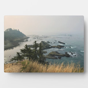 Placa Expositora Parque Estatal Cape Arago, Costa de Oregón