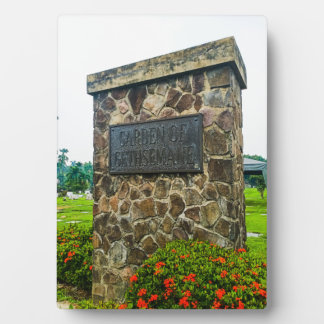 Placa Expositora Parque Jardín de Getsemaní