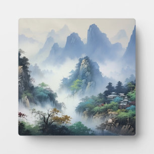 Placa Expositora Parque nacional Huangshan