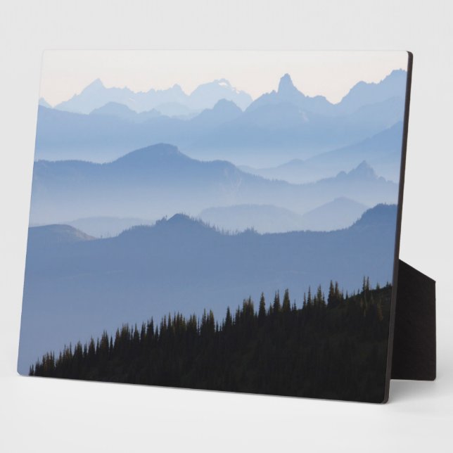 Placa Expositora Parque Nacional Mount Rainier | Montañas Cascade (Lado)