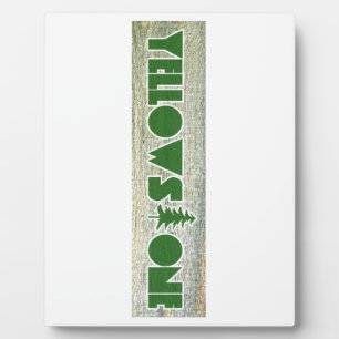 Placa Expositora Parque nacional Yellowstone