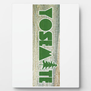 Placa Expositora Parque nacional Yosemite