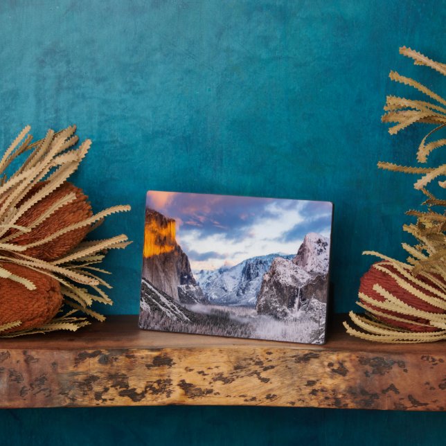 Placa Expositora Parque Nacional Yosemite, California (Lado)