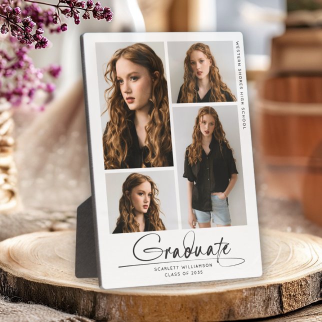 Placa Expositora Partido de Graduación Moderno 4 Guión de Collage d (Subido por el creador)