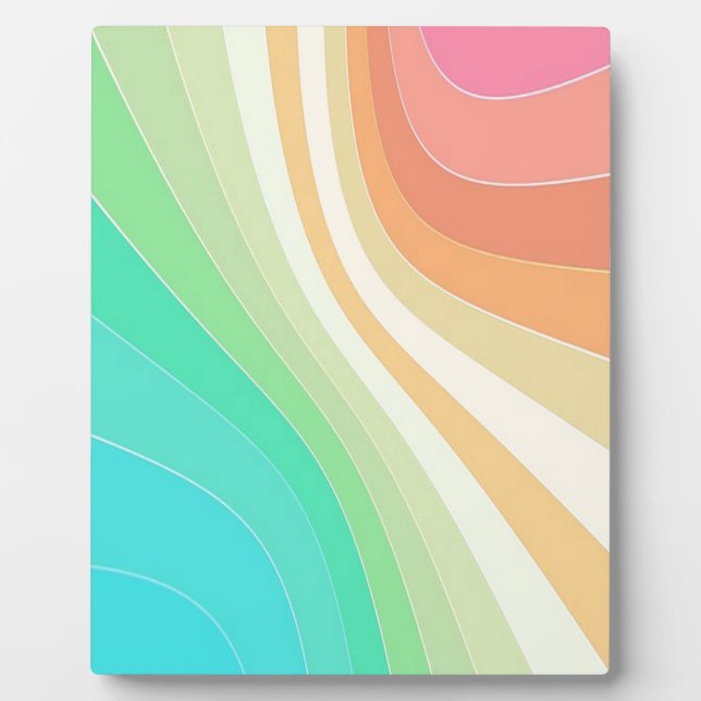Placa Expositora Pastel Swirls (Frente)