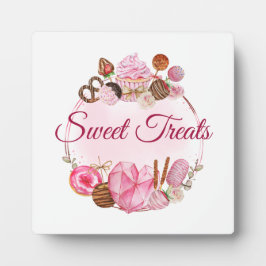 Placa Expositora Pasteles dulces Panadería