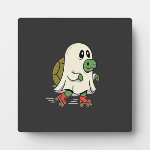 Placa Expositora Patines De Tortuga Fantasma Diseño De Halloween_1