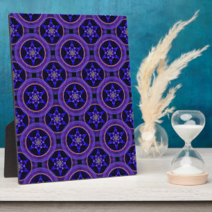 Placa Expositora Patrón abstracto elegante boho moderno floral #505