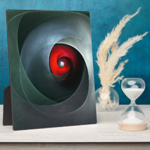 Placa Expositora Patrón De Arte Resumen Artístico Moderno De Swirl 