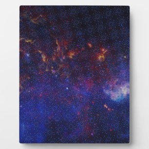 Placa Expositora Patrón de átomo