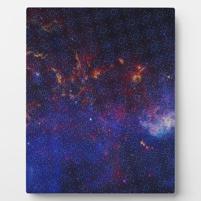 Placa Expositora Patrón de átomo (Frente)