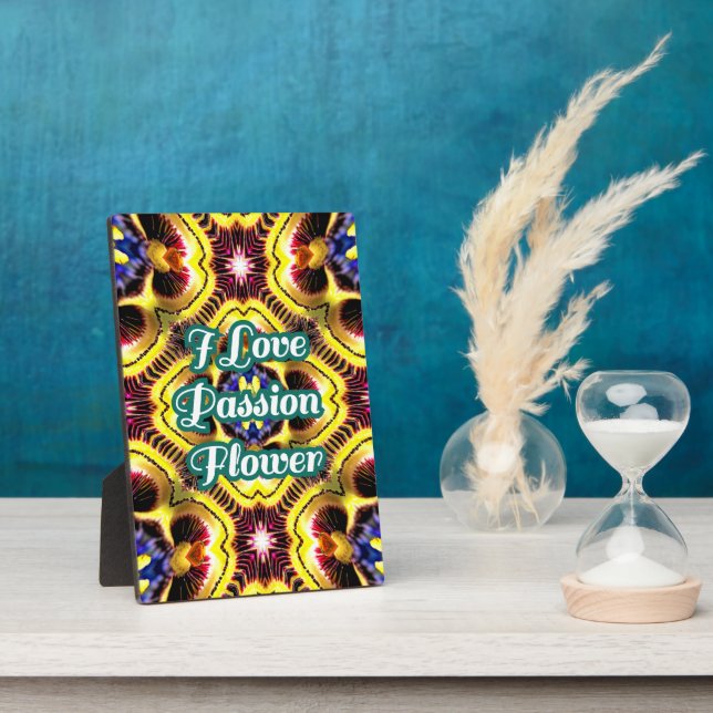 Placa Expositora Patrón de Caerulea de Passiflora (Lado)