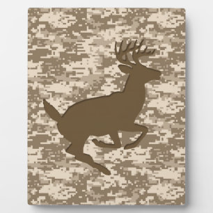Placa Expositora Patrón de Camuflaje Digital Deer Camo del Deer Bei