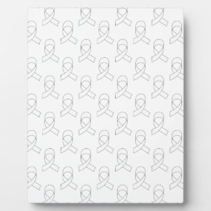 Placa Expositora Patrón de cinta blanca